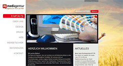 Desktop Screenshot of mediagentur.de